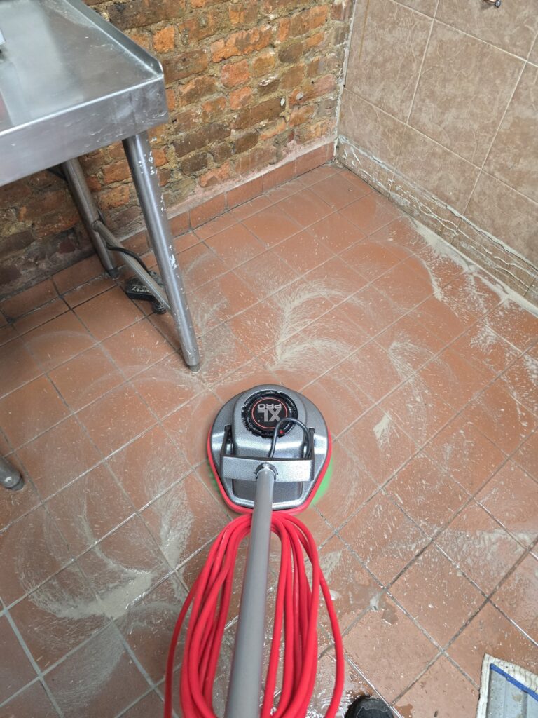orbital floor machine